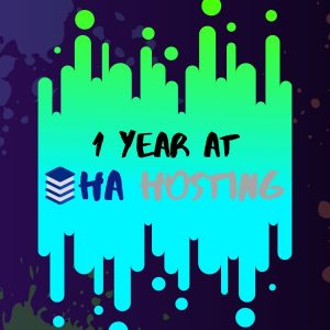 1 year at ha hosting