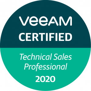 Veeam Certifcation - Technical Sales Professionals
