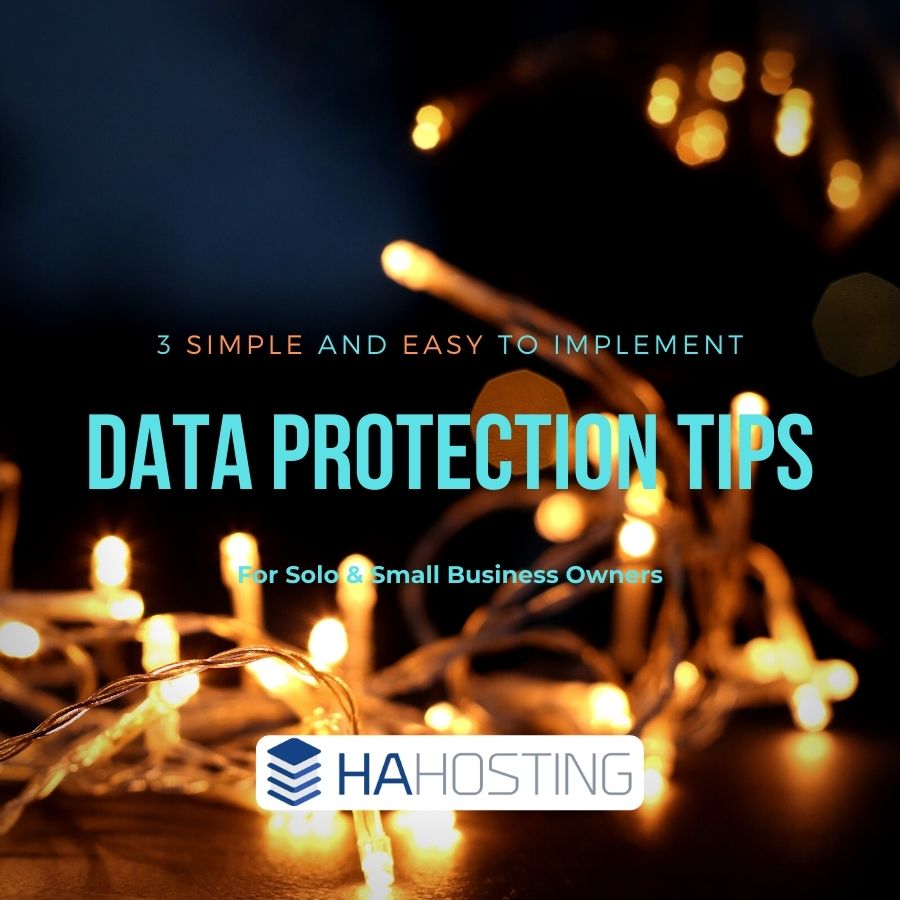Tips for backup. Small/Solo business data protection tips