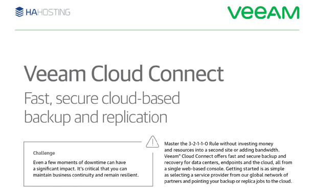 How Backup to Object Storage Works - Veeam Cloud Connect Guide